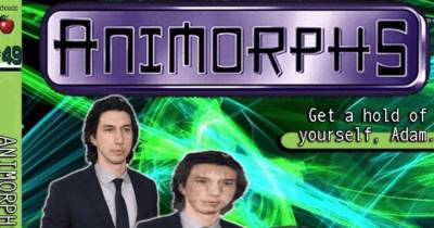 Look At This Brilliant 'Animorphs' Cover Of Adam Driver Turning Into A Cat