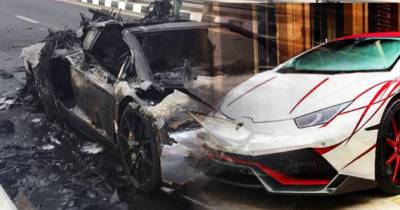 Man Finds His $200,000 Lamborghini Burned To Ash