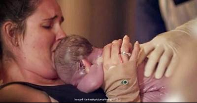 Mom Gives Birth To A Baby Boy But When The Camera Zooms Out, You'll Have To Look Twice