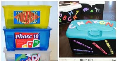 Rather Than Tossing Her Empty Baby Wipe Containers, She Does THIS Instead &ndash; Genius!