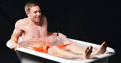 Guy Takes A Bath In 500lbs Of Liquid Glass Putty