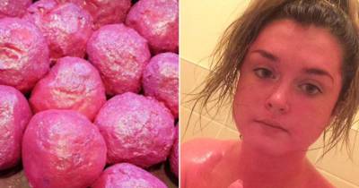 OMG! Girl Turns Pink After Misusing A Beauty Product