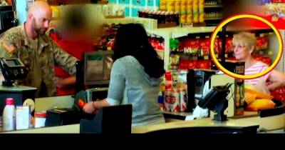 Soldier Can't Afford Diapers For His Baby, But Watch What The Woman On The Right Does.