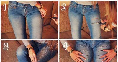 Awesome DIY Tips To Renew Your Old Jeans