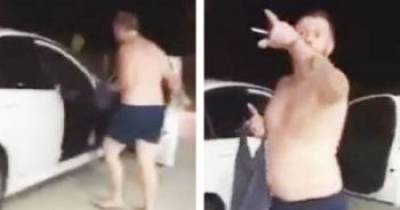 Two Dudes Who Witness A Robbery Take Keys Out Of Getaway Car