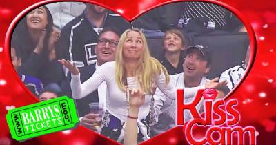 She Is Not Sure Who To Kiss. What She Does Next Has The Entire Arena Laughing Out Loud!
