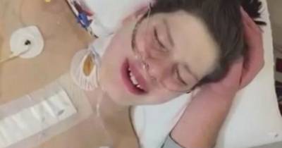 15 Year Old Boy Bursts Into Tears After Waking Up And Realising He Has Survived