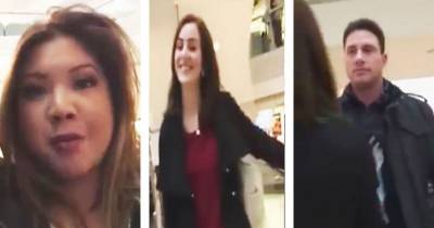 Cheater Gets Hostile After His Girl And Side Chick Confront Him