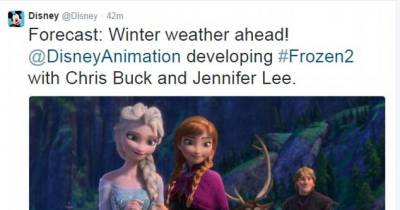 'Frozen 2 Is Coming!' Disney Officially Announces Plans For Sequel To Smash Hit Movie