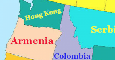 This Map Compares Each State To A Country With A Similar Education Level, Offends The Entire World.