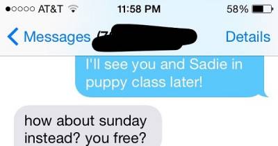 Guy Desperately Tries To Ask Out His Dog's Trainer And Fails Miserably