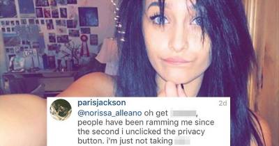 Paris Jackson Fires Back At Instagram Haters