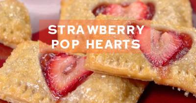 How To Make Delicious Strawberry Heart Pop Tarts
