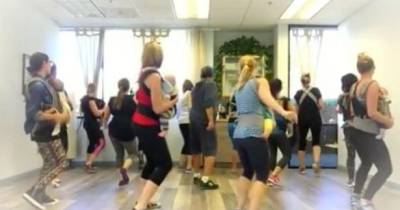 Super-Cute Mum And Baby Dance Class Goes Viral With Choreographed Video