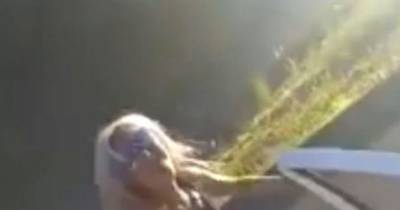 Girl Twerking On Highway Causes 3 Car Pileup