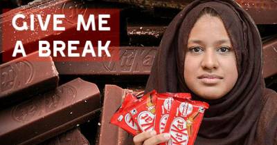 She Is Demanding A Lifetime Supply Of Chocolate Because Her KitKat Had No Wafer Inside