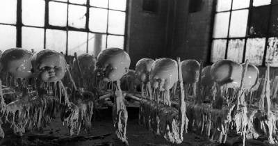 Creepy Images Of Old Doll Factories