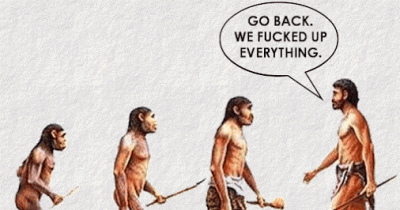 12 Satirical Evolution Cartoons