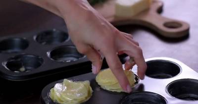 This Chef Stacks Potatoes In A Muffin Tray. When They Come Out Of The Oven, Her Guests Are Baffled.
