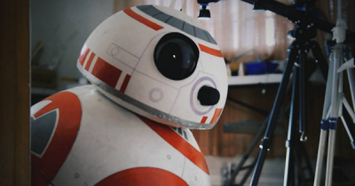 Teenager Shows How To Build A Life-sized BB-8 Droid!