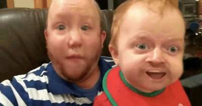This Guy Used An App To Switch Faces With His Baby & It's Terrifying AF