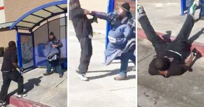 Homeless Ex-NFL Player Gets Sucker Punched by Bully Then Gets Revenge
