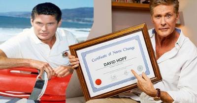 David Hasselhoff Wants Less Hassle In His Life, So He's Changing His Name