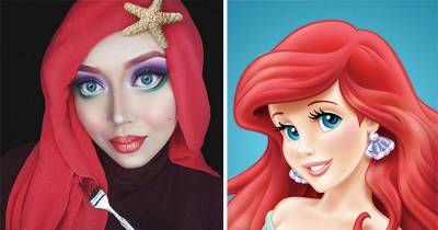 Hijab Disney: Woman Uses Her Hijab To Turn Herself Into Disney Characters