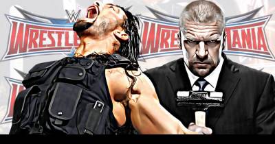 Wrestlemania Main Event: WWE World Heavyweight Champion Triple H vs. Roman Reigns