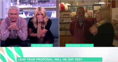 Awkward Proposal As Woman Pops The Question Live On TV