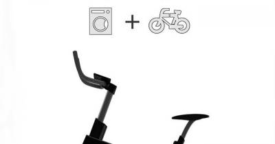 Exercise Bike Doubles As Washing Machine To Make You Fit While Cleaning Your Clothes