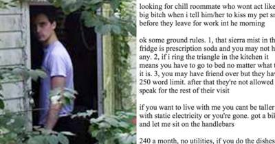 Man Posts Creepy Advertisement For Roommate On Craigslist