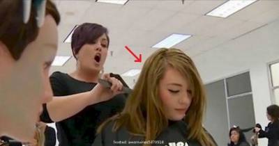 Hairdresser Finds Something Dangerous On Girl's Head, Eww!
