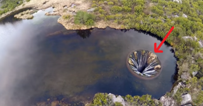Drone Reveals Hidden Secret Of This Amazing Lake In Portugal