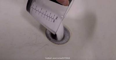 He Pours A Full Cup Of Salt Down The Drain The Reason Will Amaze You.