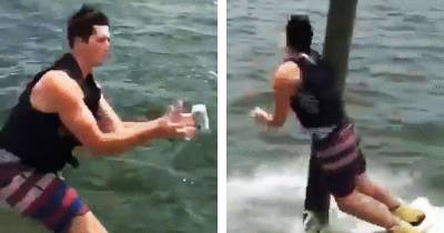 Dude Fails To Catch A Beer Ends Up Breaking A Few Ribs