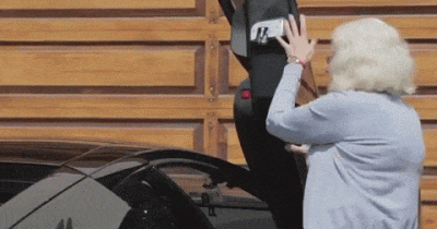 2 Grannies Get Into A $200,000 Lamborghini. Now Watch When They Back The Car Out...