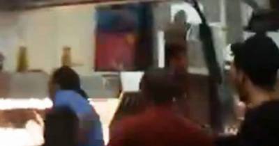 Furious Mcdonald's Employee Punches His Manager In Front Of Stunned Customers