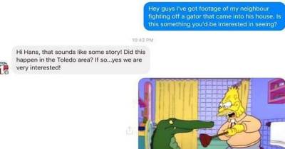 'Simpsons' Fans Trolling Local News Stations With Story Lines From The Show.