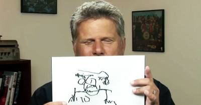 Blind Man Sketches What He Believes Certain Things Look Like