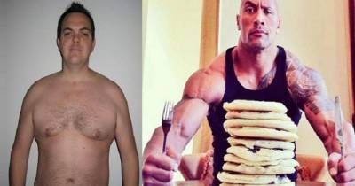 This Man Followed The Rock's Diet & Exercise Plan For A Month, And Look What It Did To Him!