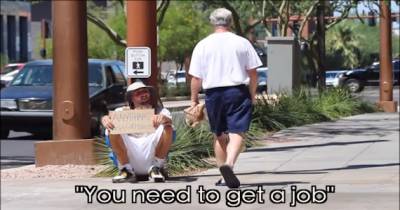 Those Who Stopped To Help This Homeless Man Got A Big Surprise