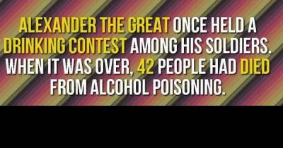 21 Drunken Facts About Alcohol