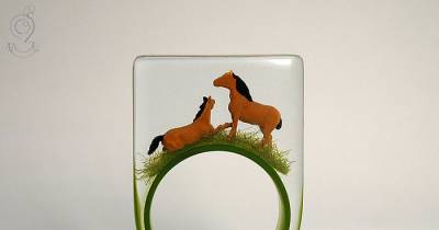 Miniature Scenes Inside Jewelry By Isabell Kiefhaber
