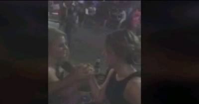 Stomach-Turning Moment Girl's Arm SNAPS During Arm Wrestling Contest