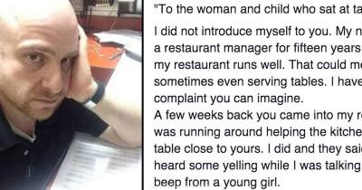 Mom Brought Her Daughter With Autism To A Restaurant And The Manager Responded With a Heartwarming Letter