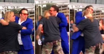 Nicolas Cage And Vince Neil Fight In Las Vegas