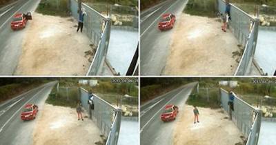 Dog Owners Caught THROWING Their Unwanted Pets Over 12-Ft Fence