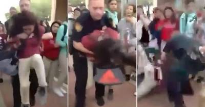 Shocking Footage Shows A Police Officer Body-Slamming A Twelve-Year-Old Girl