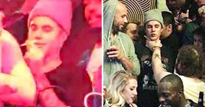 Justin Bieber Gets Choked After Burning Post Malone with Cigarette When Performing